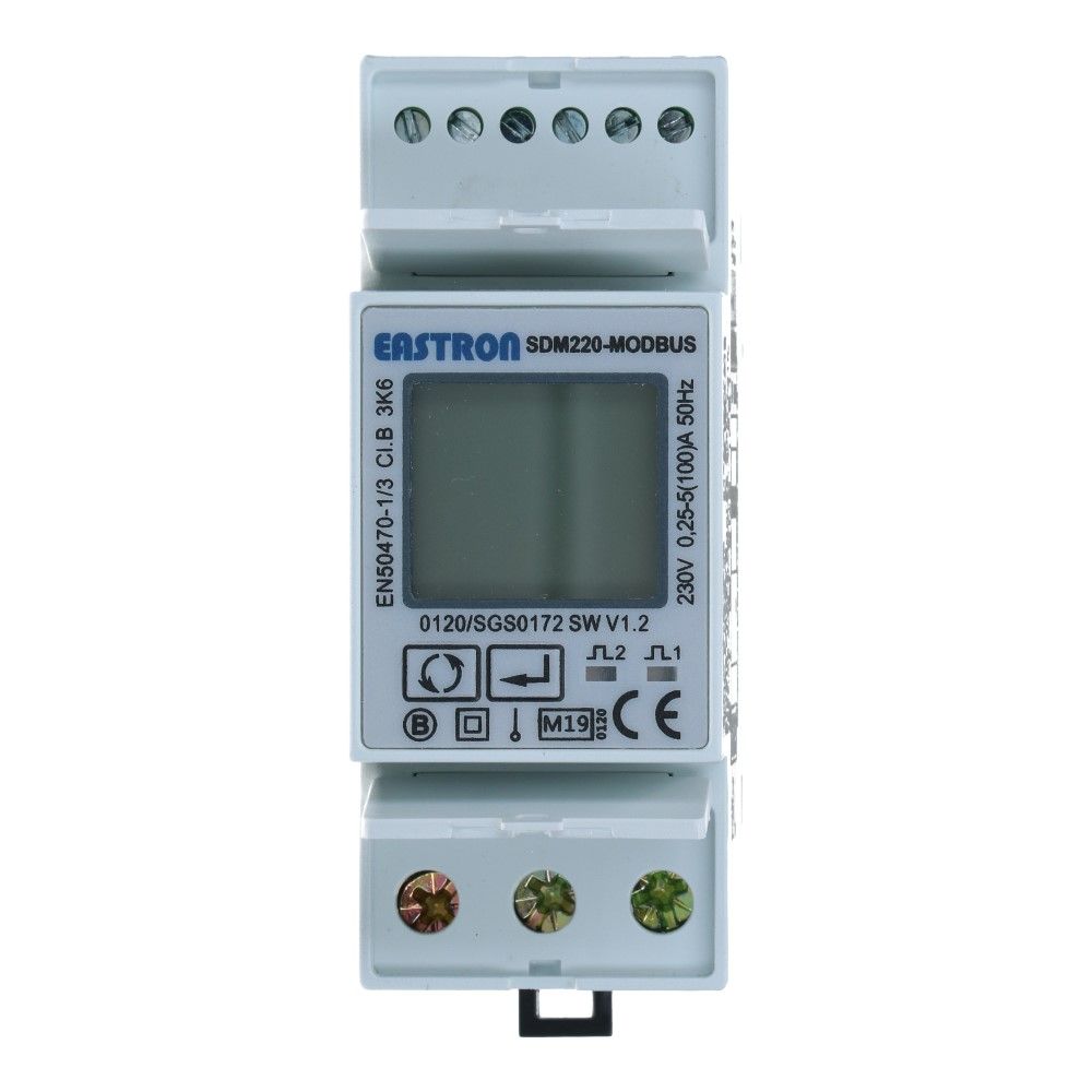 kWh meter 1 fase MULTI 5/100A MID Factureerbaar Imp/Exp kWh meter 1 fase MULTI 5/100A MID Factureerbaar Imp/Exp