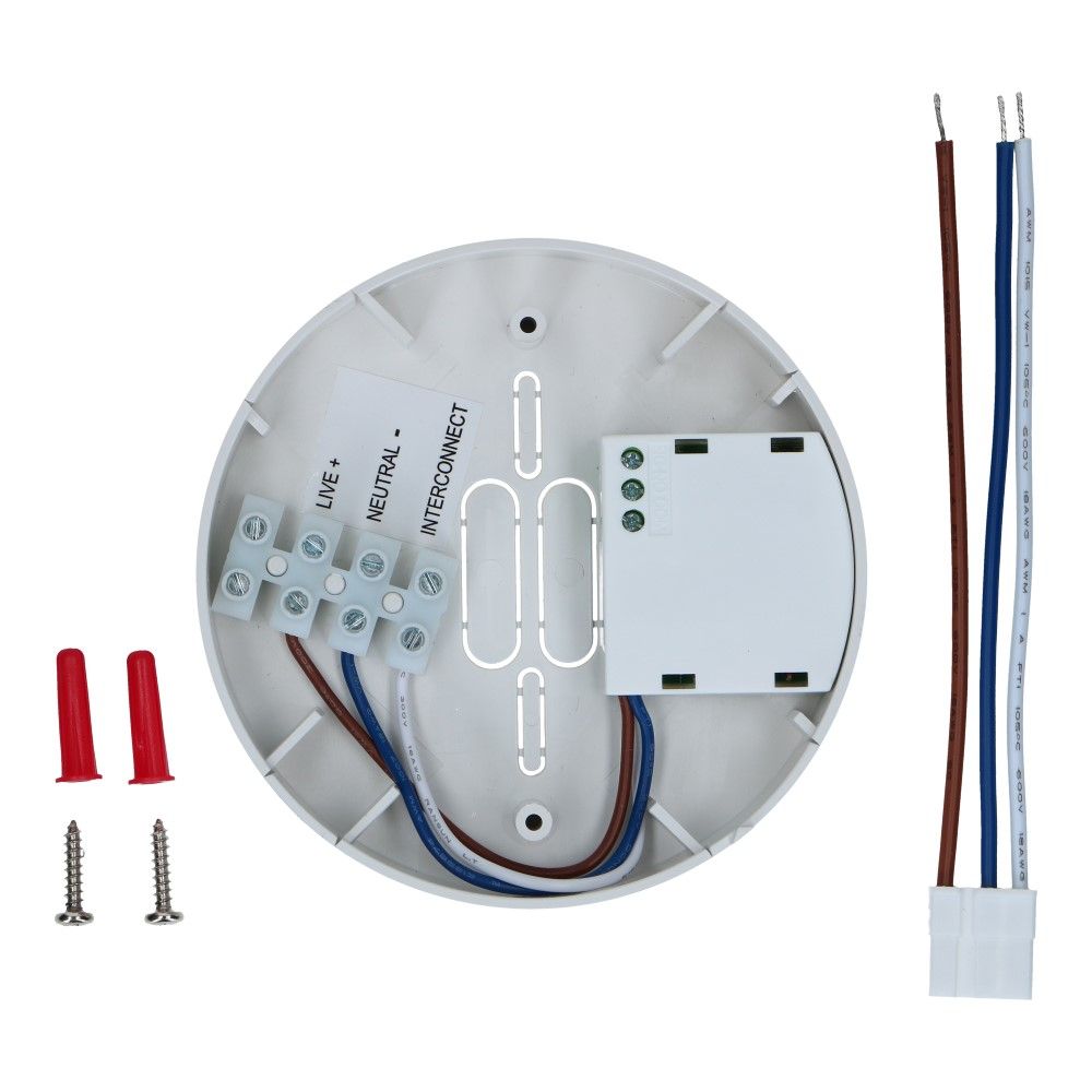 Sokkel met koppelrelais alarm voor rook- en hittemelder FIT230-serie Sokkel met koppelrelais alarm voor rook- en hittemelder FIT230-serie
