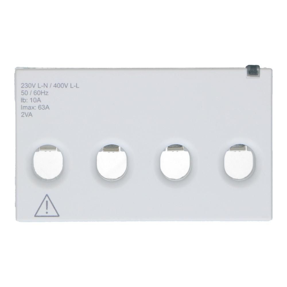 Acti9 PowerTag 3 polig + nul ondermontage pitch 18mm Acti9 PowerTag 3 polig + nul ondermontage pitch 18mm
