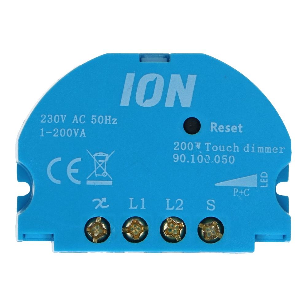 Inbouwsokkel dimmer touch bediening LED 0.3-200Watt Inbouwsokkel dimmer touch bediening LED 0.3-200Watt