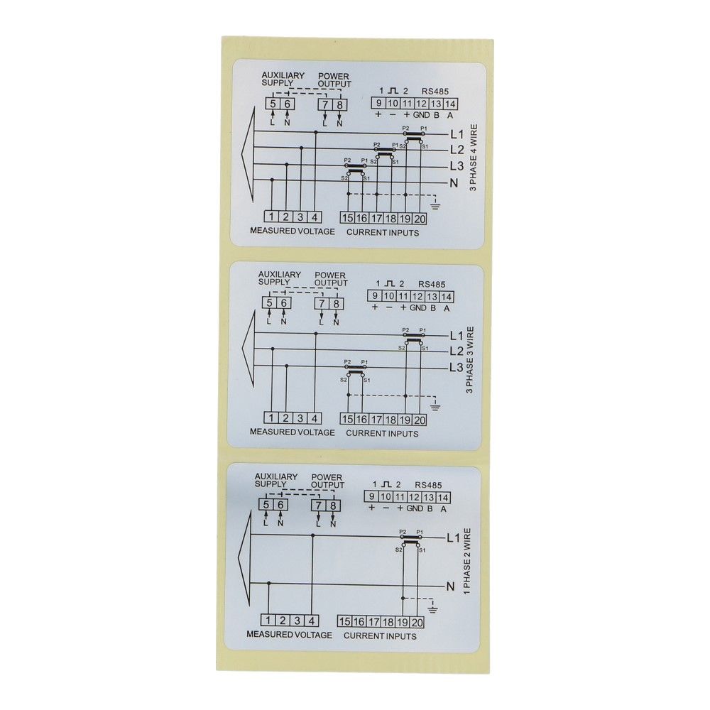 kWh meter 3 fase MULTI 5-6000A MID Factureerbaar Indirect kWh meter 3 fase MULTI 5-6000A MID Factureerbaar Indirect