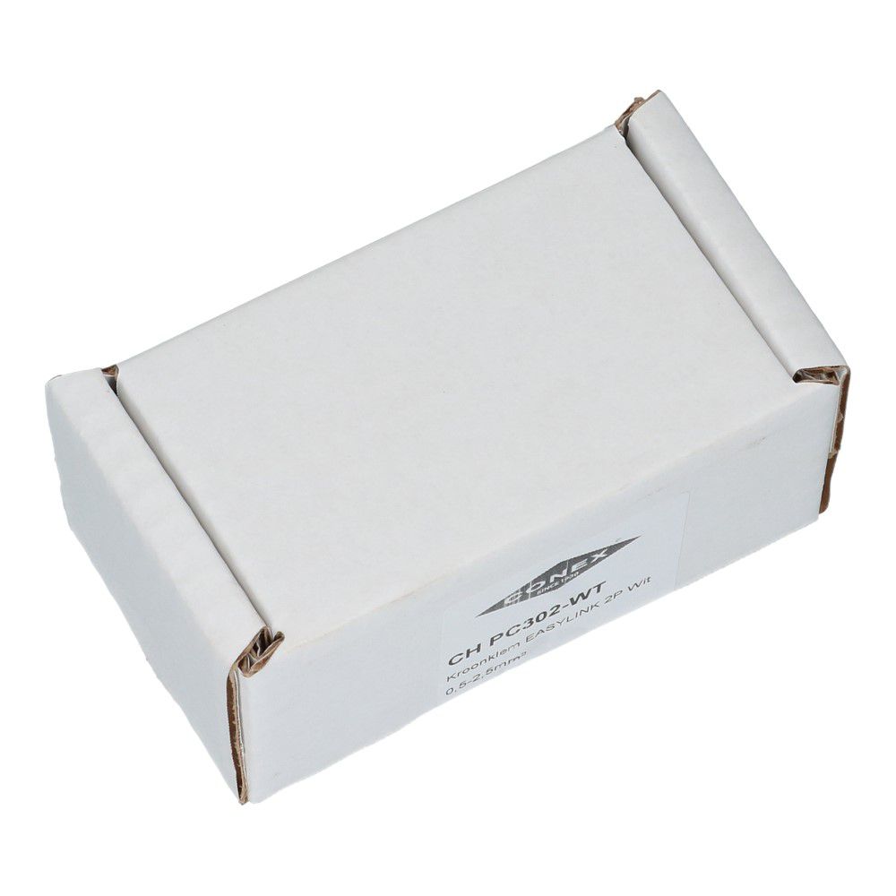 Kroonklem easy link lighting 1 voudig 0.5-2.5mm² wit - 50 stuks Kroonklem easy link lighting 1 voudig 0.5-2.5mm² wit - 50 stuks