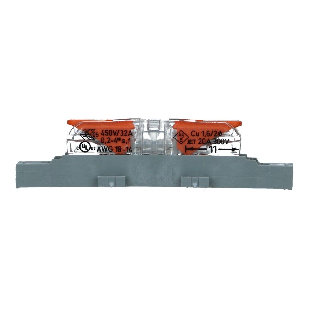 WAGO Bevestigingsadapter doorvoerconnector 1-voudig schroefbevestiging - 5 stuks WAGO Bevestigingsadapter doorvoerconnector 1-voudig schroefbevestiging - 5 stuks