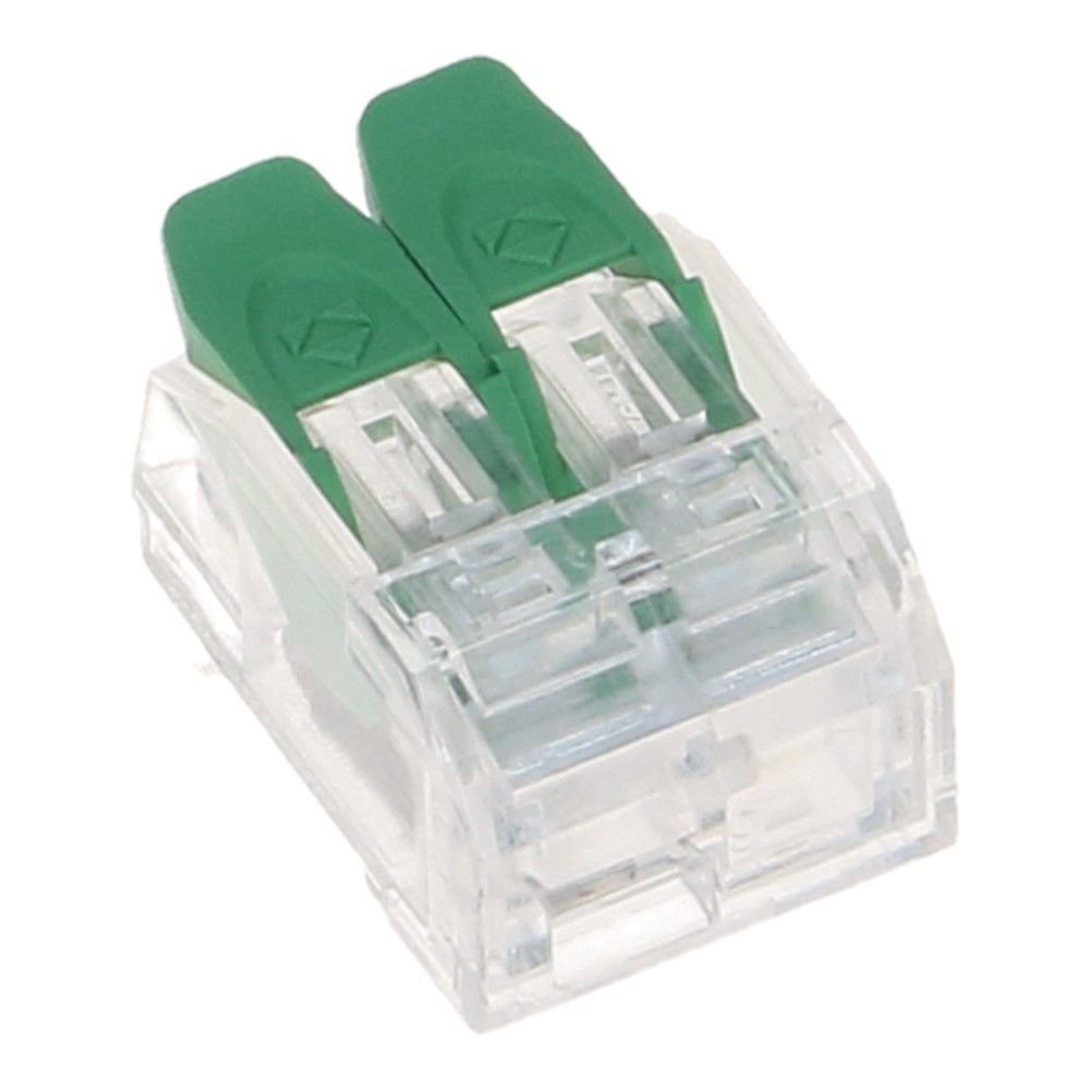 Lasklem 2 voudig 0.2-4.0mm² voor massief/soepel draad - 50 stuks Lasklem 2 voudig 0.2-4.0mm² voor massief/soepel draad - 50 stuks