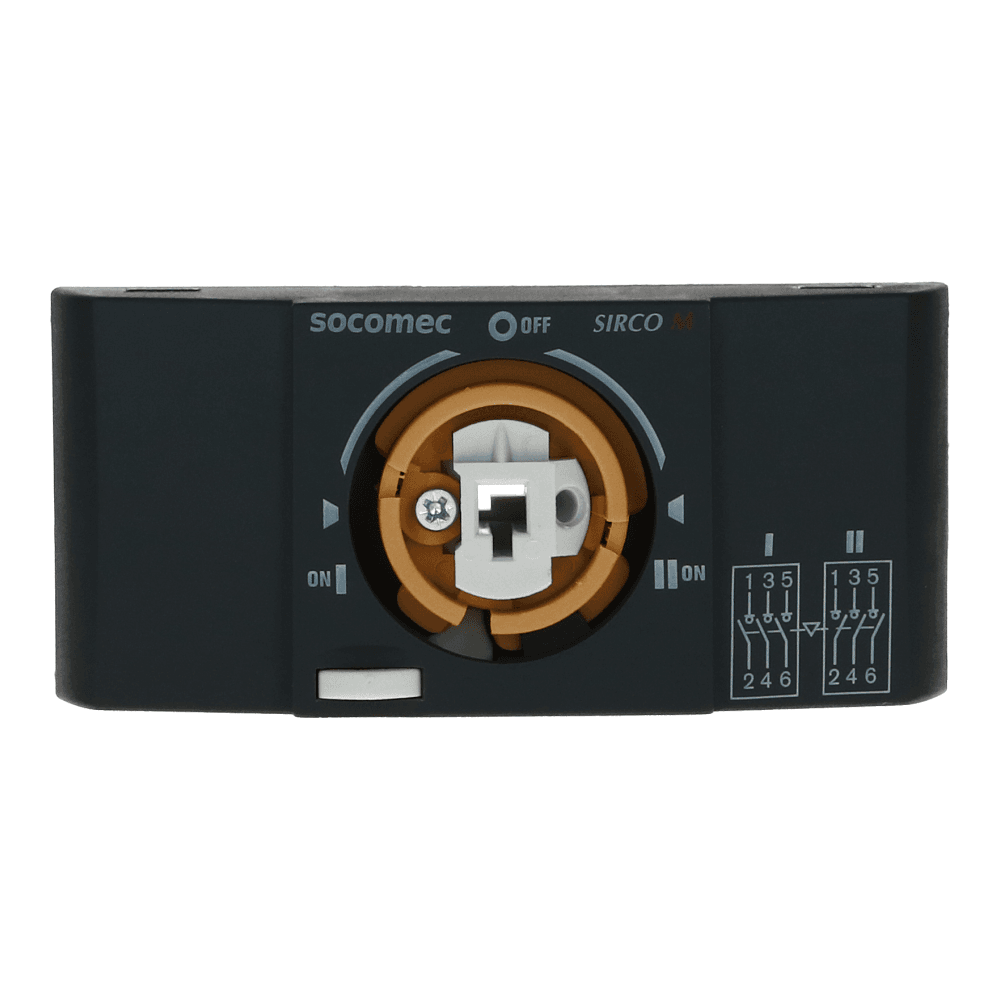 Omschakelaar frontplaat Sirco I-0-II 16-80A Omschakelaar frontplaat Sirco I-0-II 16-80A