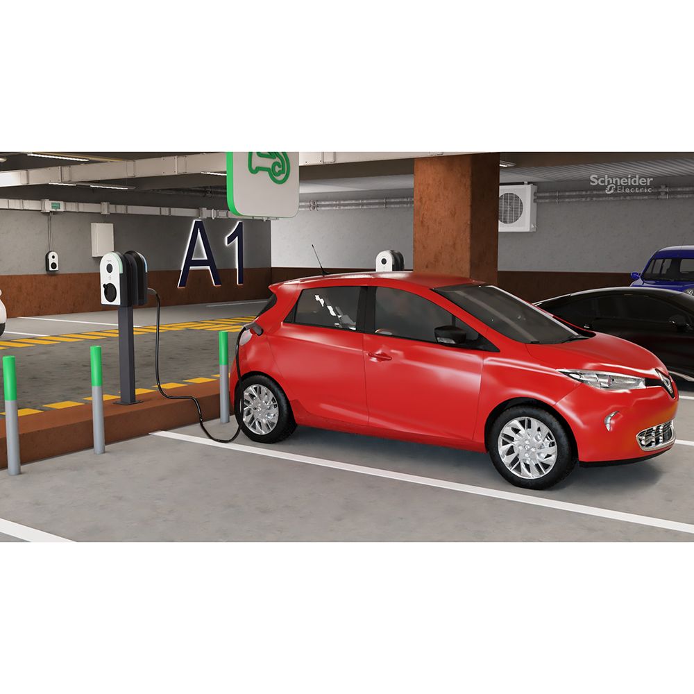 Evlink Pro Oplaadpunt T2 contactdoos 3 fase 22kW HS-40A Evlink Pro Oplaadpunt T2 contactdoos 3 fase 22kW HS-40A