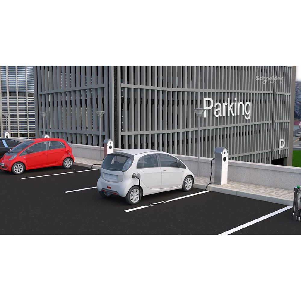 Evlink Pro Oplaadpunt T2 contactdoos 3 fase 22kW Evlink Pro Oplaadpunt T2 contactdoos 3 fase 22kW