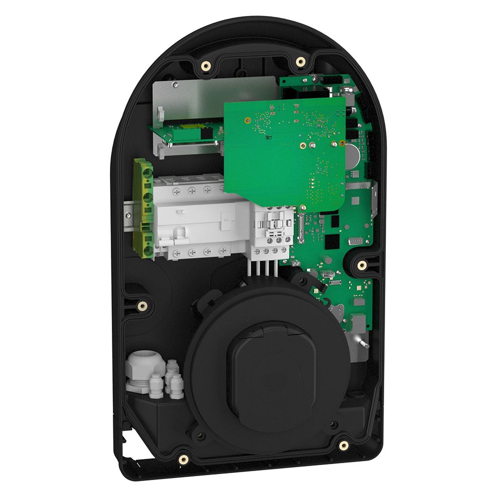 Evlink Pro Oplaadpunt T2 contactdoos 1 fase 7.4kW A-30mA MID kWh-meter Evlink Pro Oplaadpunt T2 contactdoos 1 fase 7.4kW A-30mA MID kWh-meter