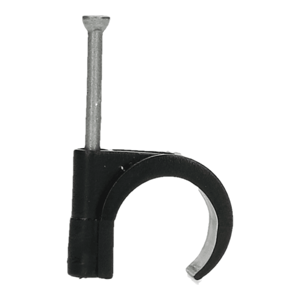 Spijkerclip universeel 16-19mm zwart - 100 stuks Spijkerclip universeel 16-19mm zwart - 100 stuks