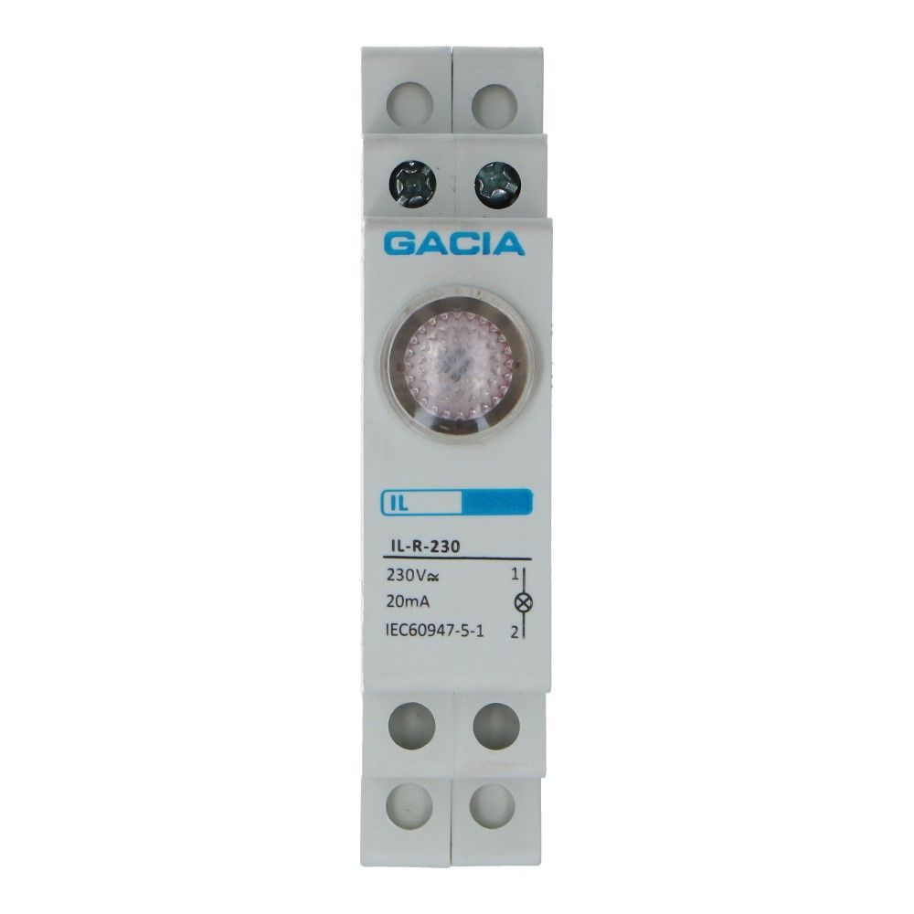 Indicatie led rood 230VAC Indicatie led rood 230VAC