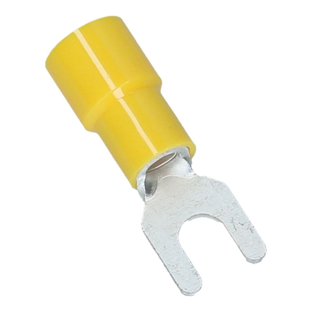 Kabelschoen vork opening 4.3mm B-9mm Geel - 50 stuks