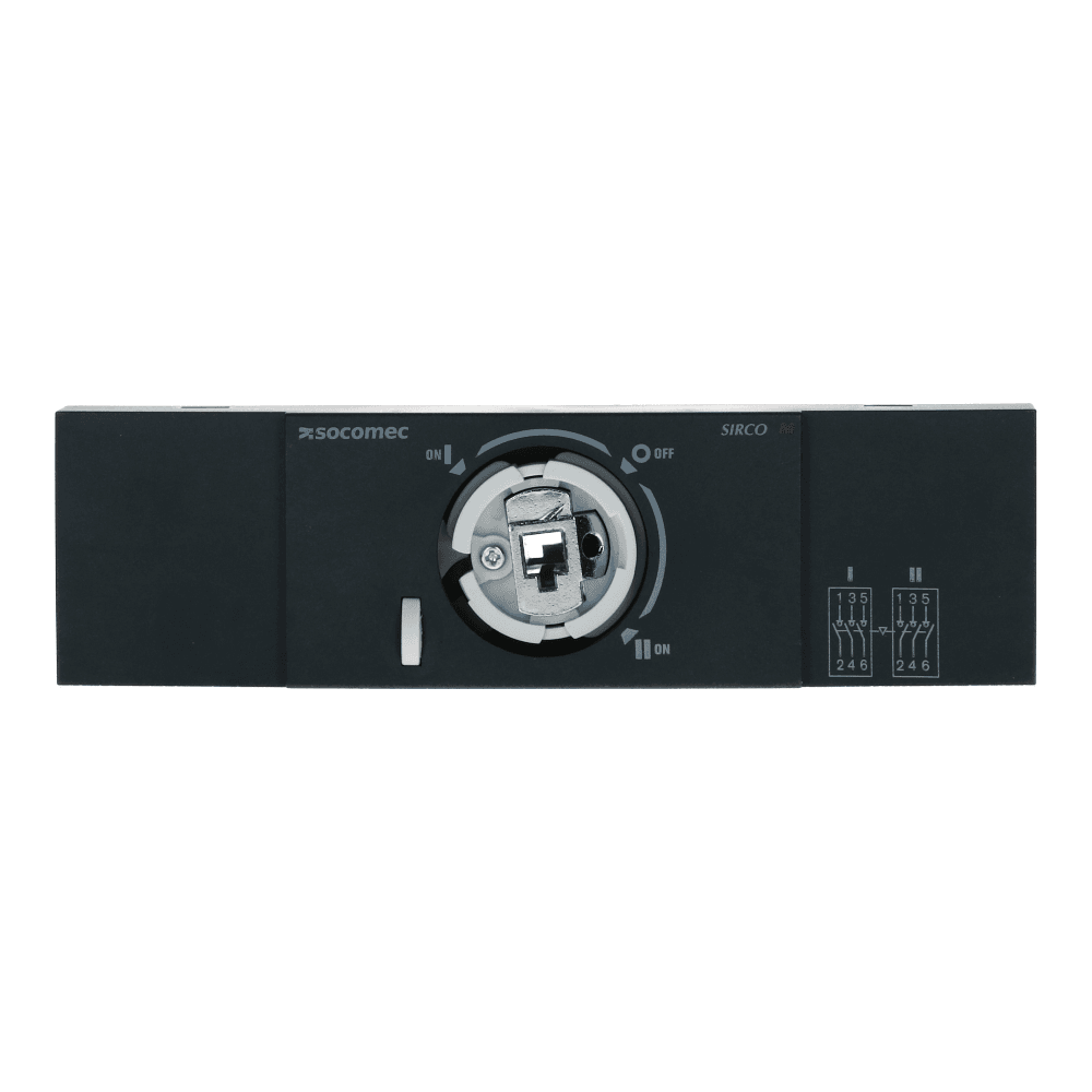 Omschakelaar frontplaat Sirco I-0-II 100-125A Omschakelaar frontplaat Sirco I-0-II 100-125A