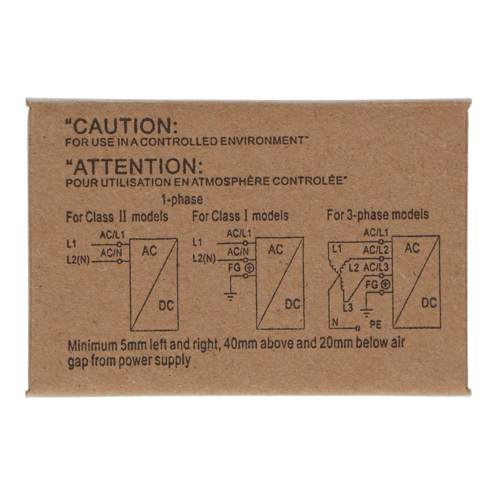 Voeding 24VDC 36W 1.5A dinrail ingang 85-264VAC Voeding 24VDC 36W 1.5A dinrail ingang 85-264VAC
