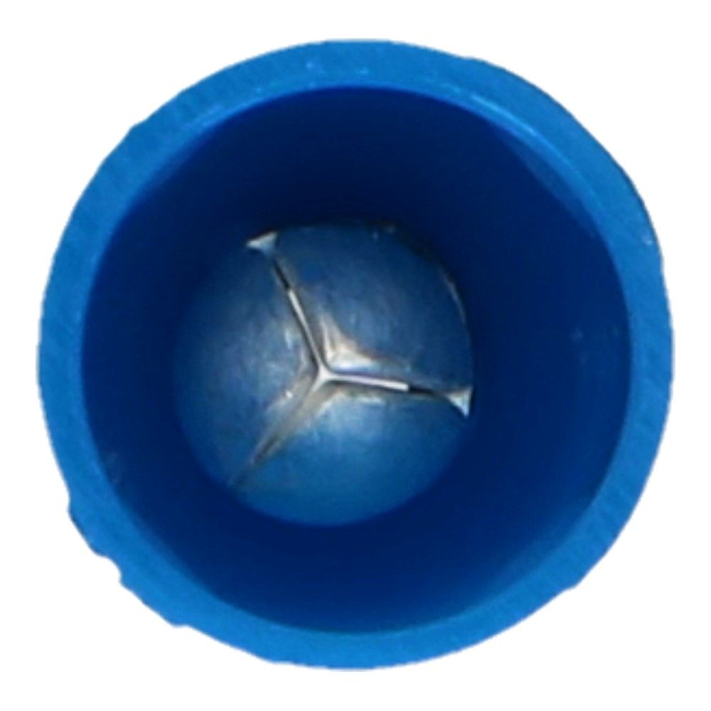 Kabelschoen rondstekker ISO B-4mm L-13mm Blauw - 100 stuks Kabelschoen rondstekker ISO B-4mm L-13mm Blauw - 100 stuks