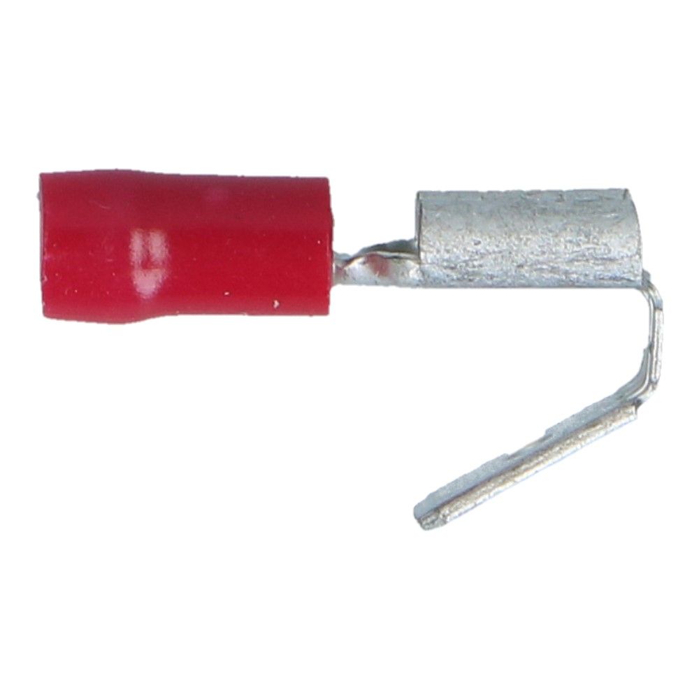Kabelschoen vlakcontrastekker aftak B-6.9mm D-0.8mm Rood - 100 stuks Kabelschoen vlakcontrastekker aftak B-6.9mm D-0.8mm Rood - 100 stuks