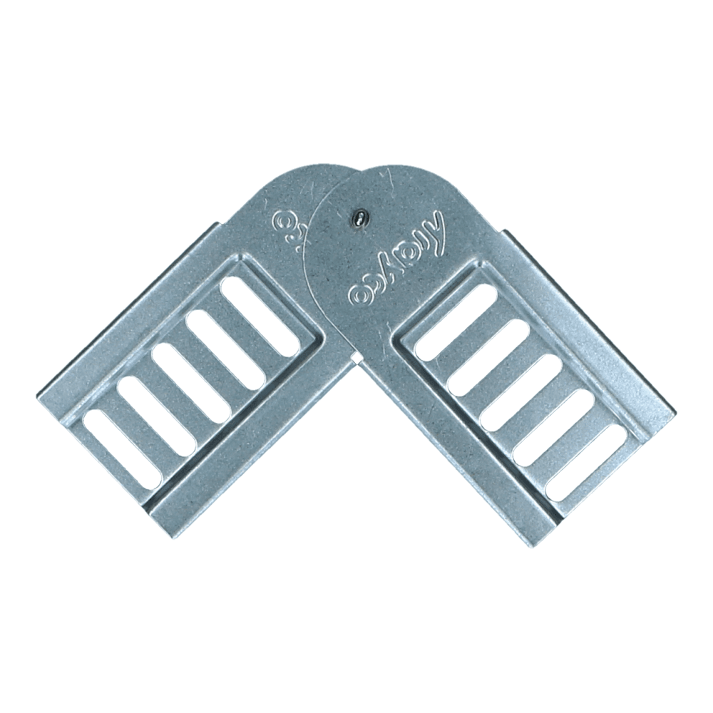 Kabelgoot verticaal scharnier voor 60mm hoog Sendzimir verzinkt Kabelgoot verticaal scharnier voor 60mm hoog Sendzimir verzinkt