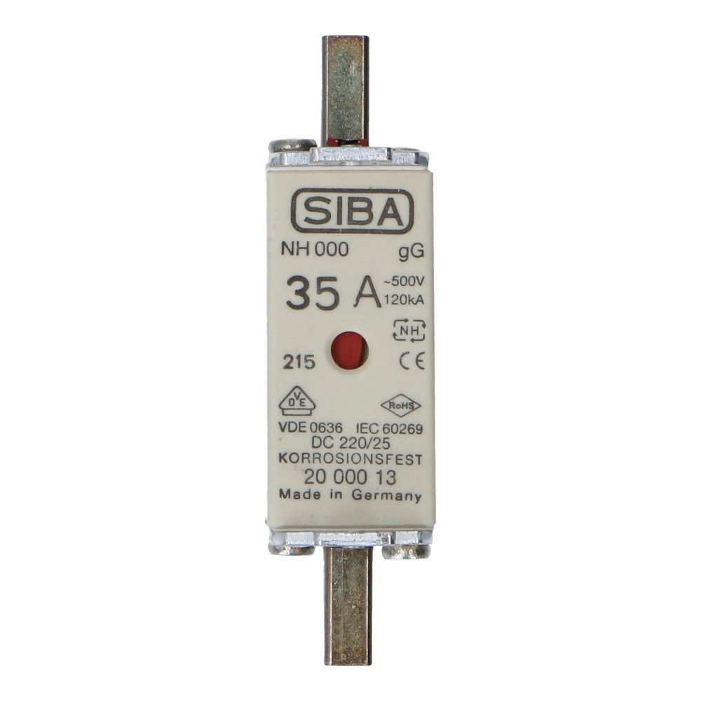 Mespatroon NH000 35A gL/gG 500V 78x20.5x42 Mespatroon NH000 35A gL/gG 500V 78x20.5x42