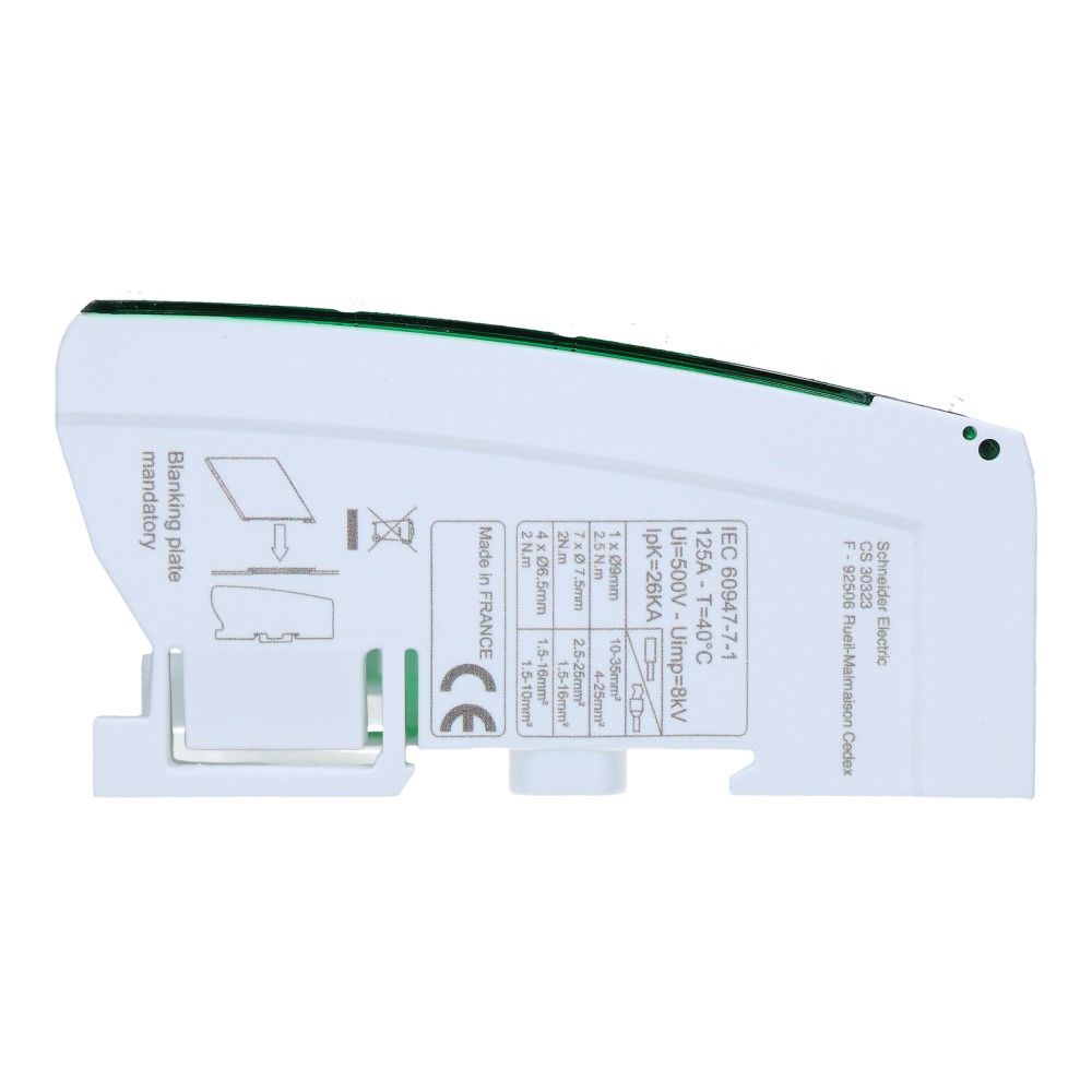 Verdeelblok DS 125A 4 rijen 12 aansluitingen 500VAC Verdeelblok DS 125A 4 rijen 12 aansluitingen 500VAC