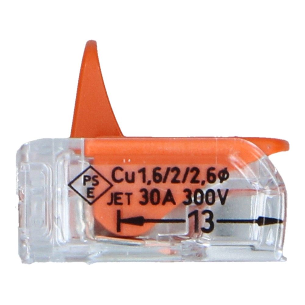 WAGO Verbindingsklem 3 voudig 0.5-6mm² soepel en massief - 30 stuks WAGO Verbindingsklem 3 voudig 0.5-6mm² soepel en massief - 30 stuks