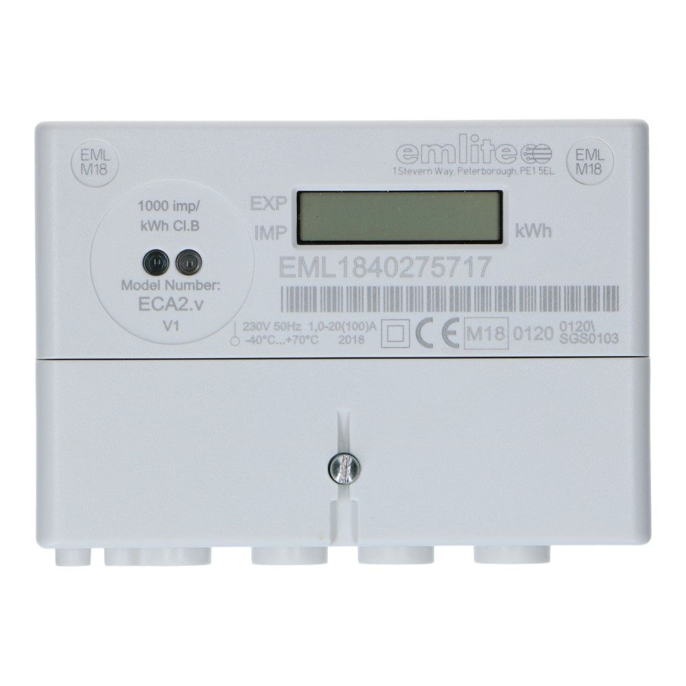 kWh meter 1 fase 1/100A MID Factureerbaar Imp/Exp kWh meter 1 fase 1/100A MID Factureerbaar Imp/Exp