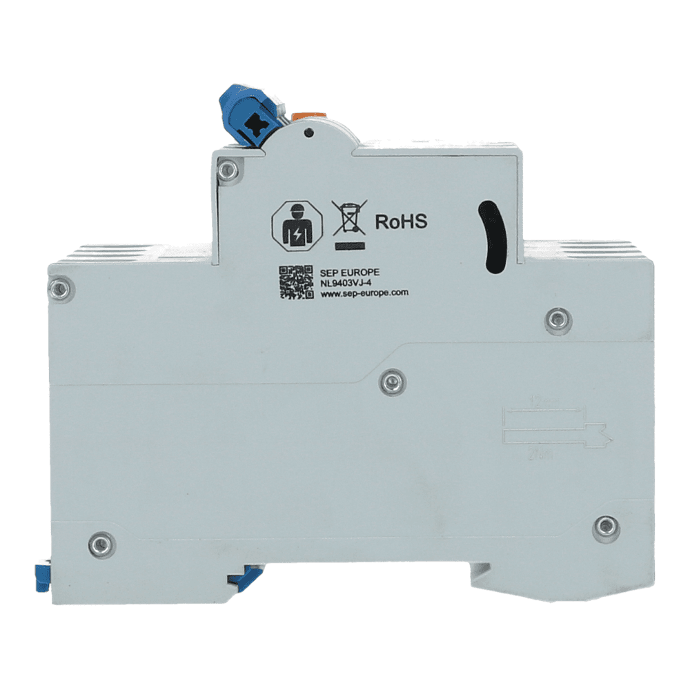 Aardlekautomaat B 50A 3 polig + nul 300mA 6kA (81mm) Aardlekautomaat B 50A 3 polig + nul 300mA 6kA (81mm)