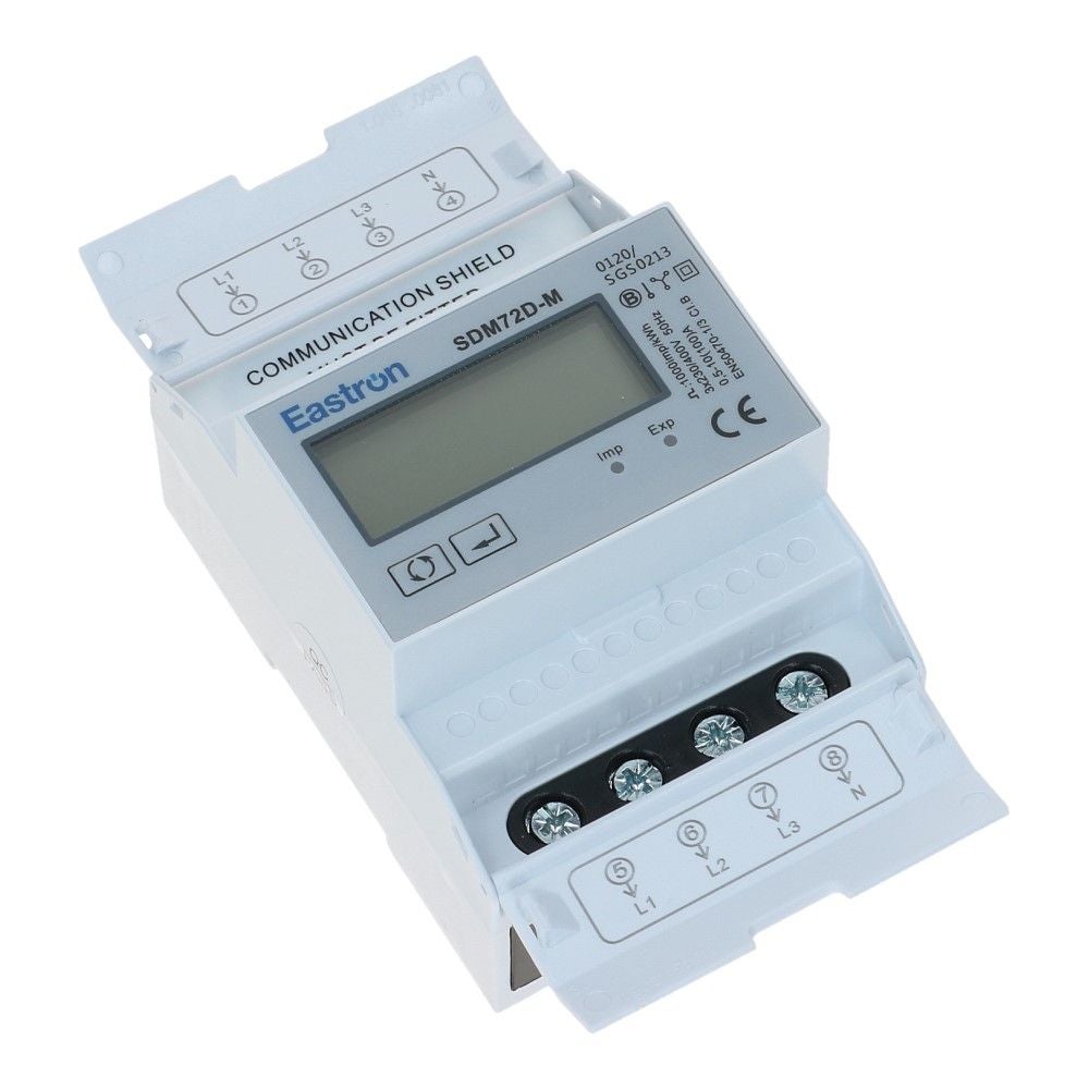 kWh meter 3 fase 10/100A Modbus MID Factureerbaar kWh meter 3 fase 10/100A Modbus MID Factureerbaar