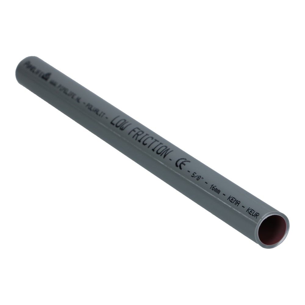 Installatiebuis slagvast hostalit grijs 16mm Polvalit VSV Low Friction lengte 4 - 100 meter Installatiebuis slagvast hostalit grijs 16mm Polvalit VSV Low Friction lengte 4 - 100 meter