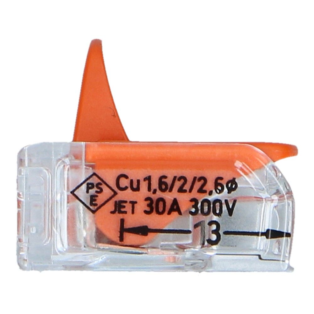 WAGO Verbindingsklem 2 voudig 0.5-6mm² soepel en massief - 50 stuks WAGO Verbindingsklem 2 voudig 0.5-6mm² soepel en massief - 50 stuks