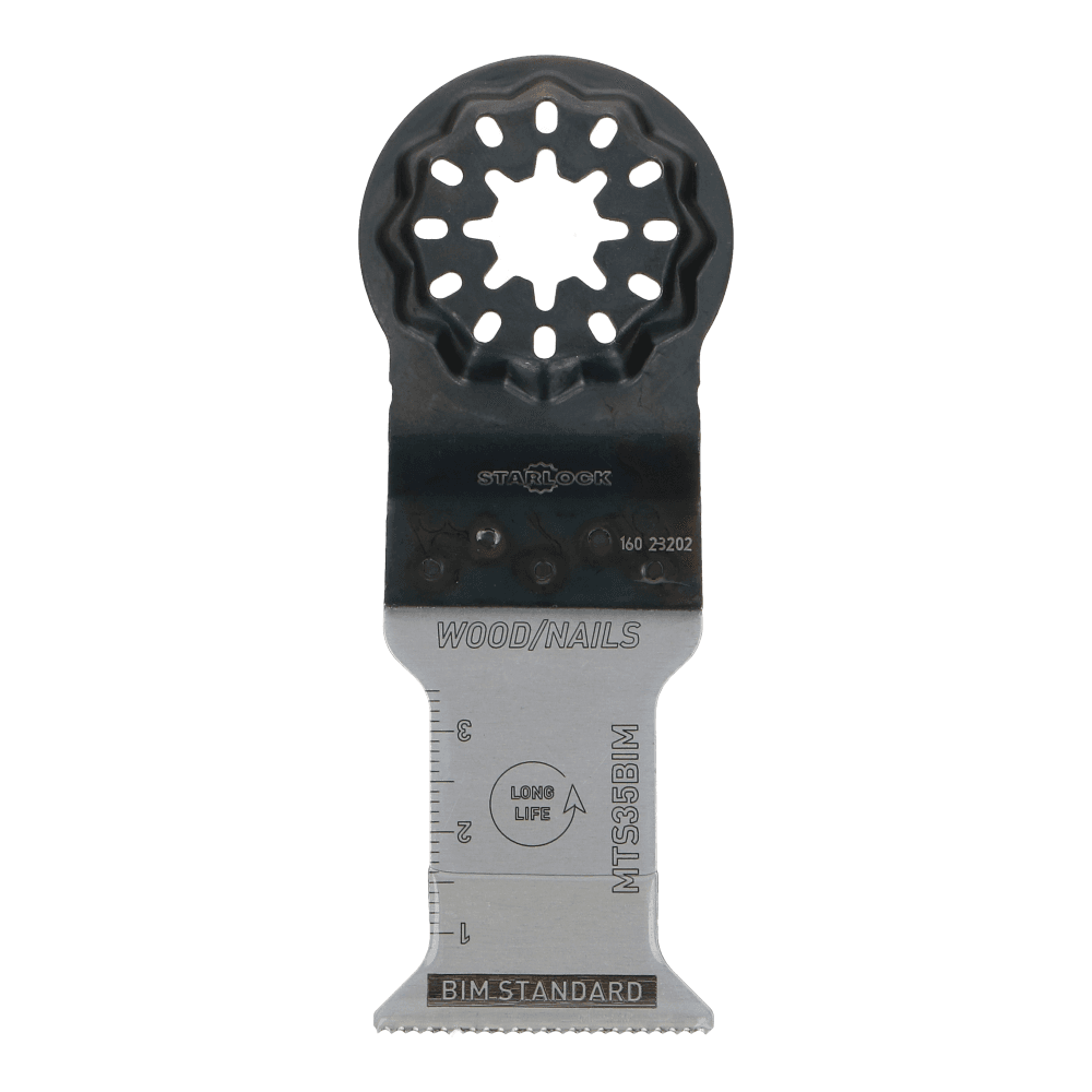 Starlock multitool zaagblad BIM 35x50 MTS35bi hout + spijkers Starlock multitool zaagblad BIM 35x50 MTS35bi hout + spijkers