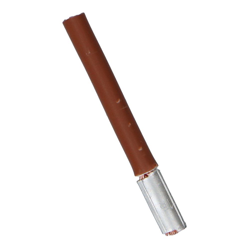 Montagedraad met vertind huls bruin 2.5mm² 150mm halogeenvrij 90°C Montagedraad met vertind huls bruin 2.5mm² 150mm halogeenvrij 90°C