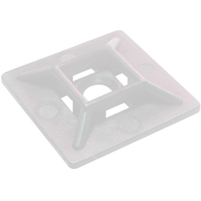 Plakzadel trans 12.7x3.2mm max 3.2mm doorvoer - 100 stuks
