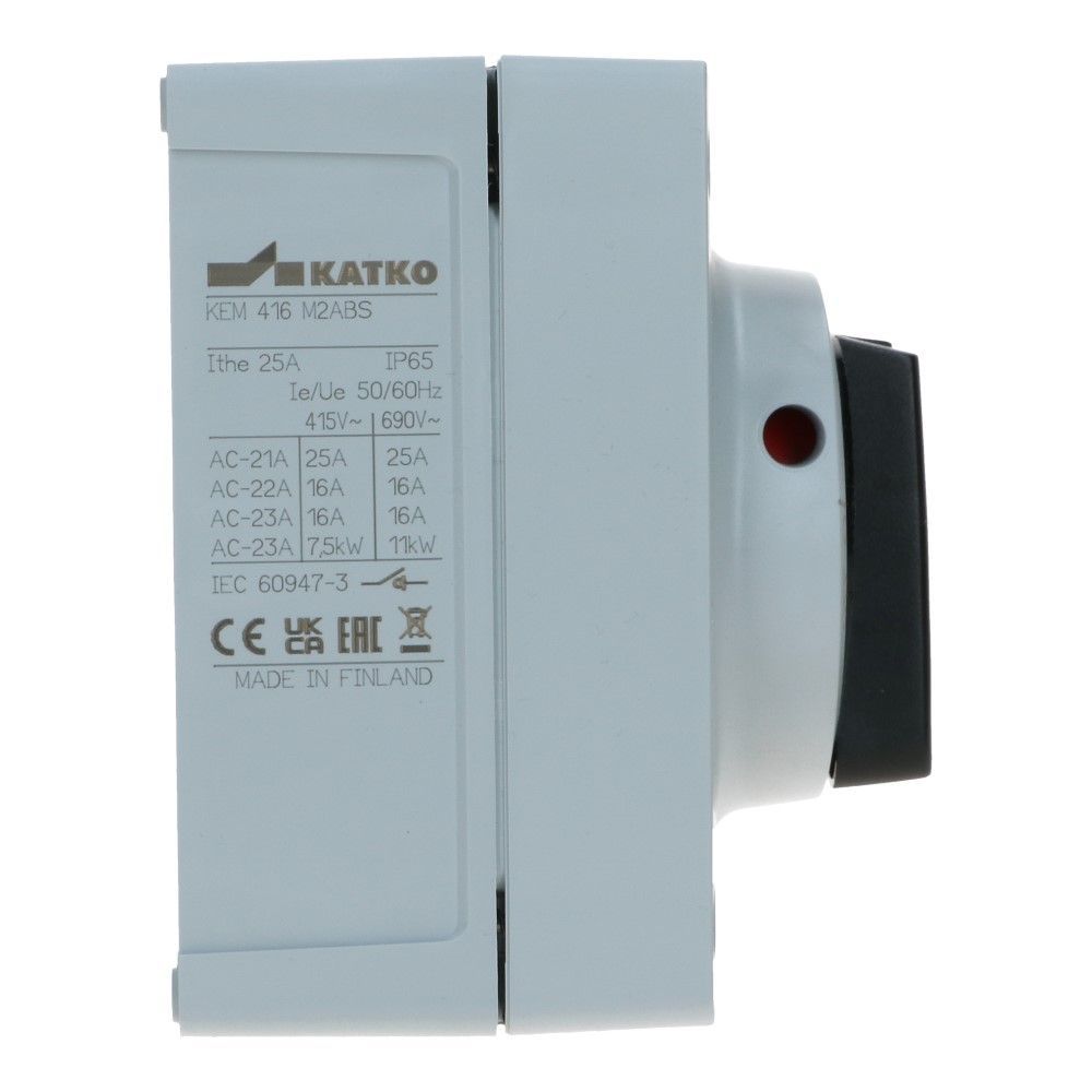 Werkschakelaar IP65 4 polig 25A 96x130x106mm zwart hendel ABS AC22-16A Werkschakelaar IP65 4 polig 25A 96x130x106mm zwart hendel ABS AC22-16A