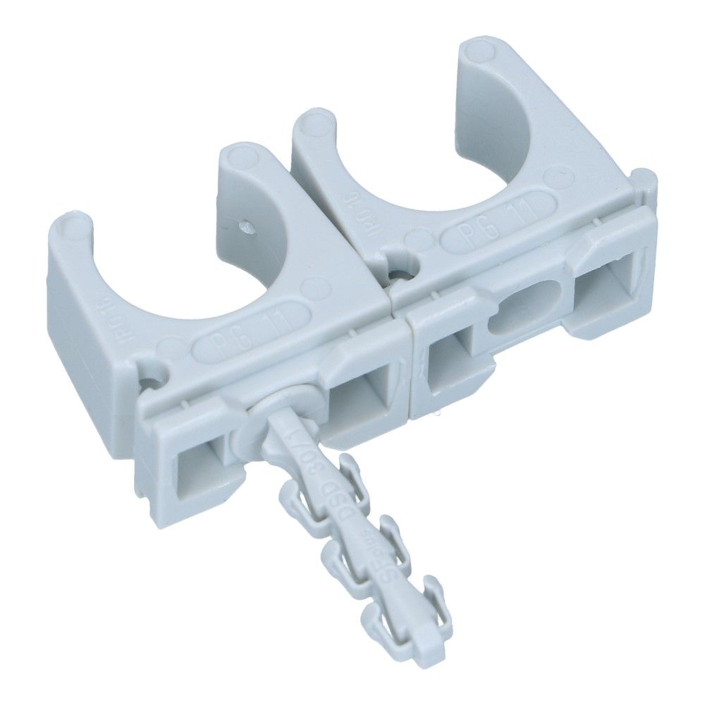 Klembeugel met plug SF Plus RC 3/4inch 18-19mm lichtgrijs - 100 stuks Klembeugel met plug SF Plus RC 3/4inch 18-19mm lichtgrijs - 100 stuks