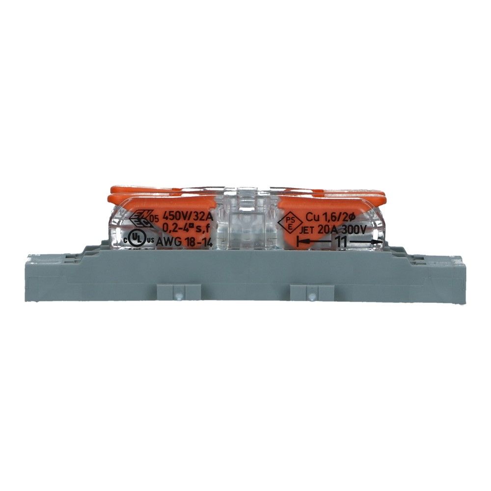 WAGO Bevestigingsadapter doorvoerconnector 2-voudig schroefbevestiging - 5 stuks WAGO Bevestigingsadapter doorvoerconnector 2-voudig schroefbevestiging - 5 stuks