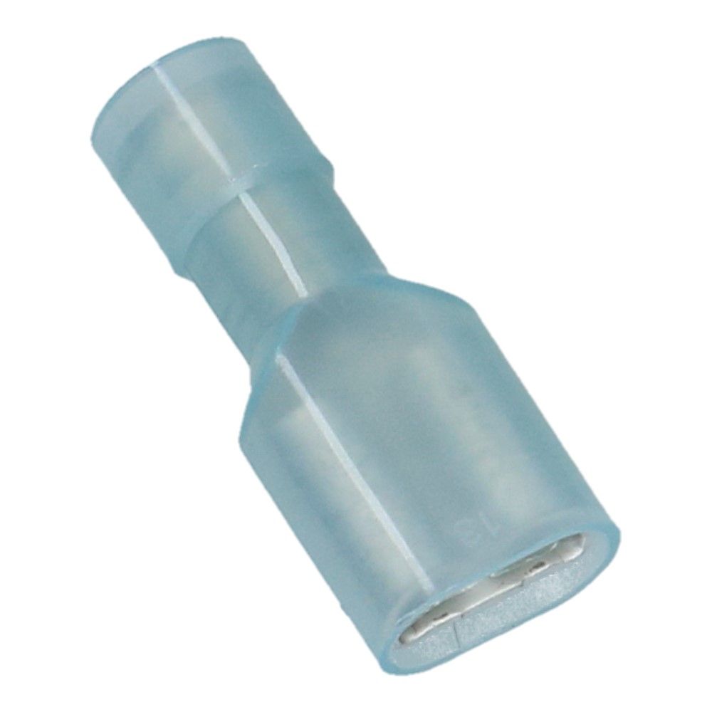 Kabelschoen contra ISO B-6.3mm D-0.8mm Blauw - 100 stuks