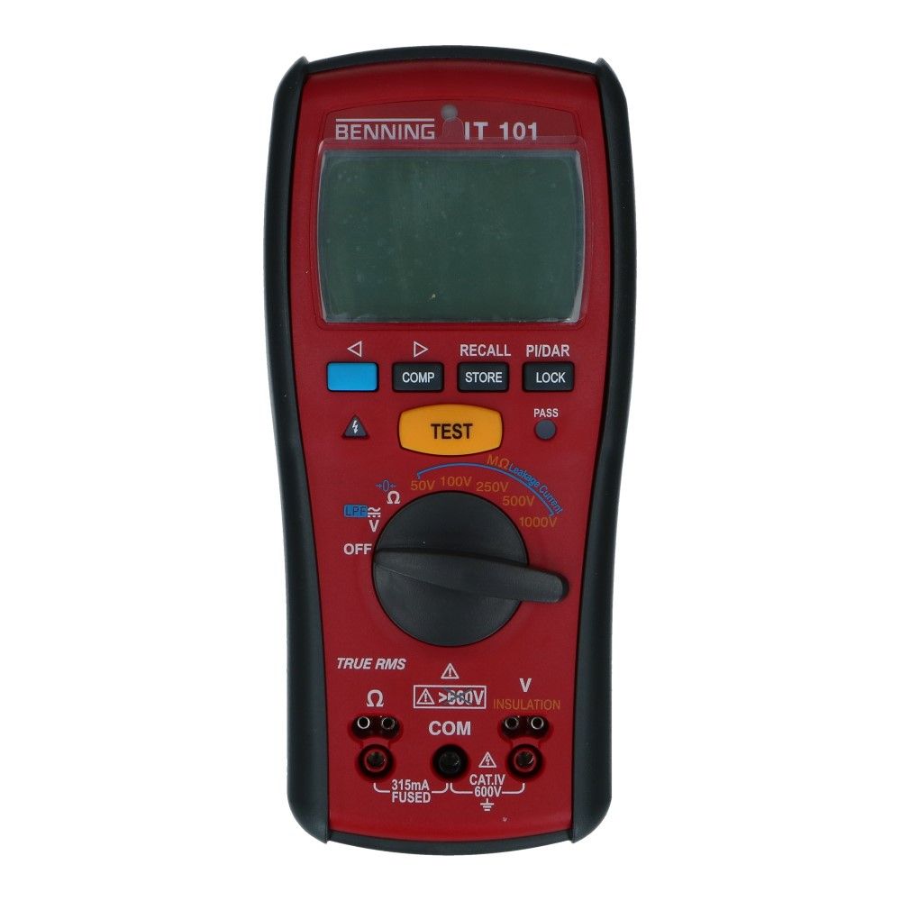 Isolatietester en weerstandstester IT 101 True RMS Isolatietester en weerstandstester IT 101 True RMS