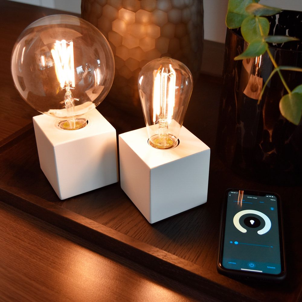 Calex Smart LED Filament Rustiek lamp helder ST64 E27 7W 806lm 1800-3000K Calex Smart LED Filament Rustiek lamp helder ST64 E27 7W 806lm 1800-3000K