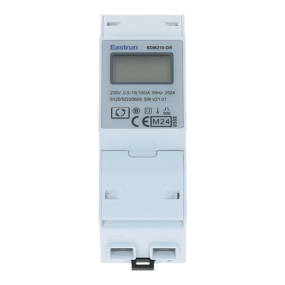 kWh meter 1 fase MULTI 10/100A Reset MID Factureerbaar Import kWh meter 1 fase MULTI 10/100A Reset MID Factureerbaar Import