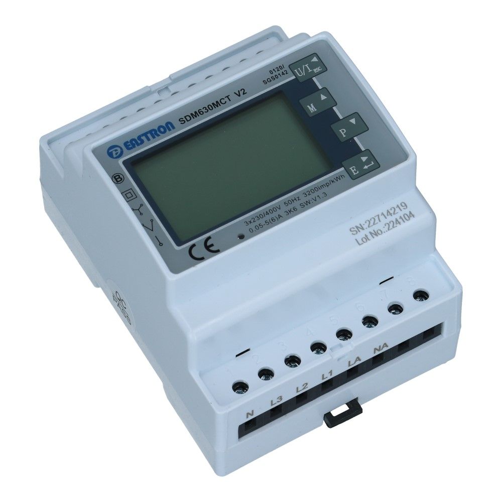 kWh meter 3 fase MULTI 5-6000A MID Factureerbaar Indirect kWh meter 3 fase MULTI 5-6000A MID Factureerbaar Indirect
