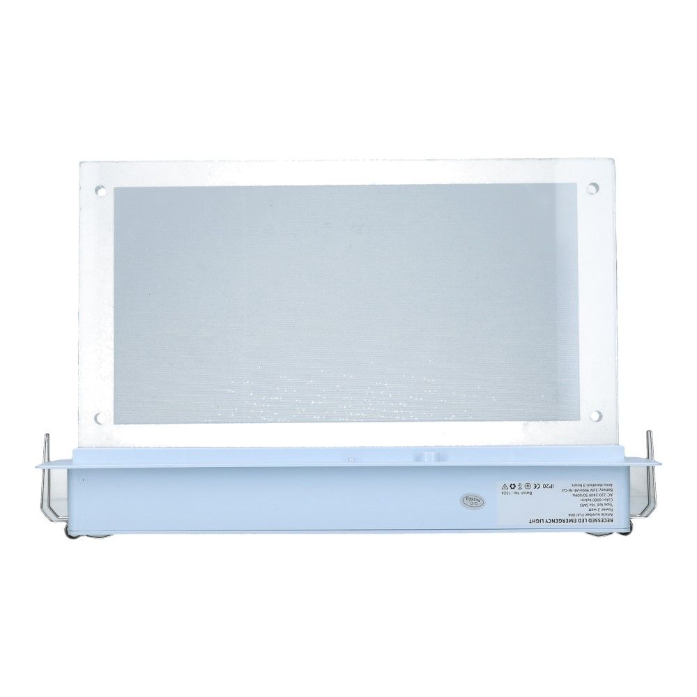 Noodverlichting inbouw IP20 LED met 3 pictogrammen Noodverlichting inbouw IP20 LED met 3 pictogrammen