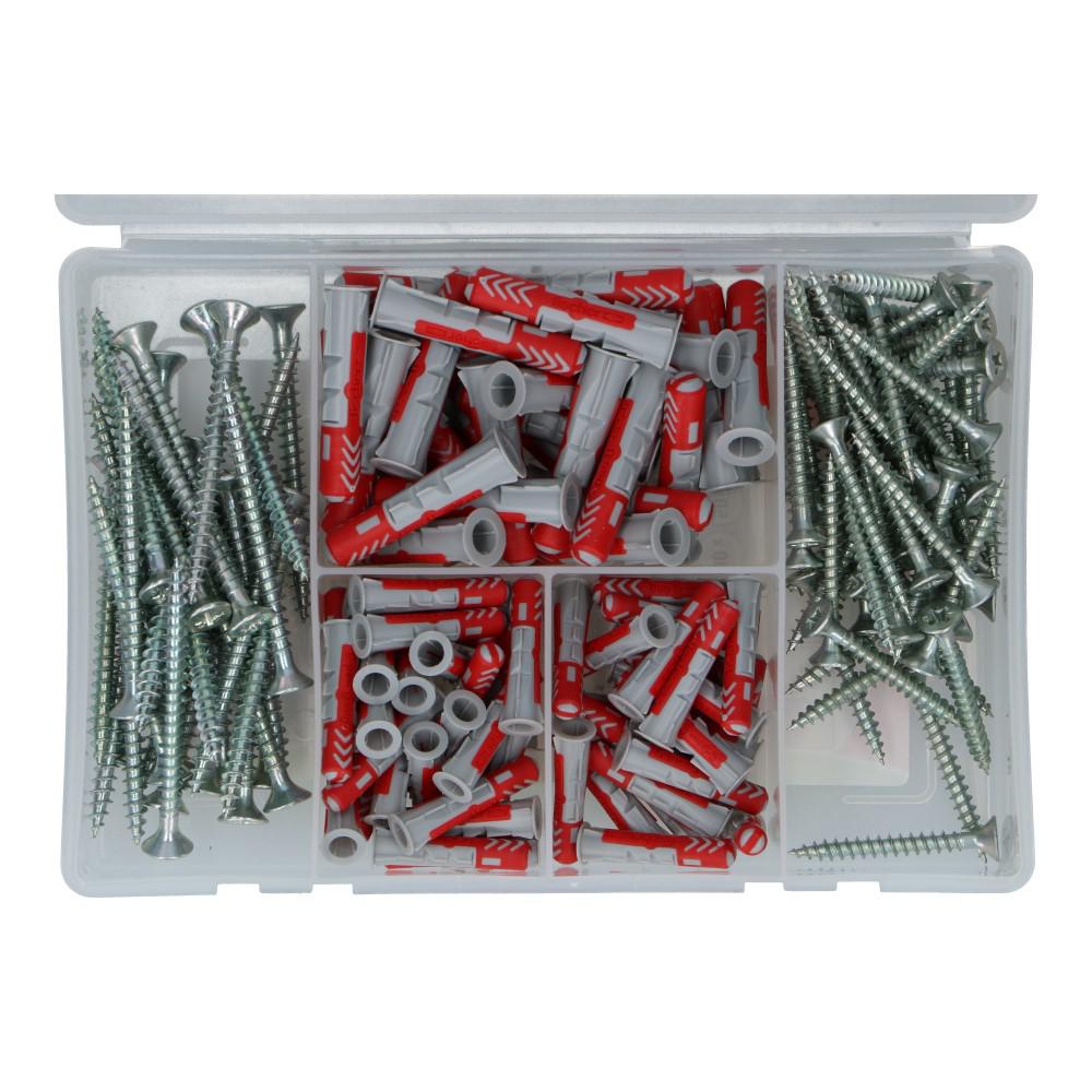 DuoPower Profibox assortiment plug en schroef DuoPower Profibox assortiment plug en schroef