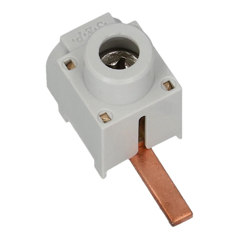 Aftakblok pin grijs 1 fase 50mm² stift 15mm