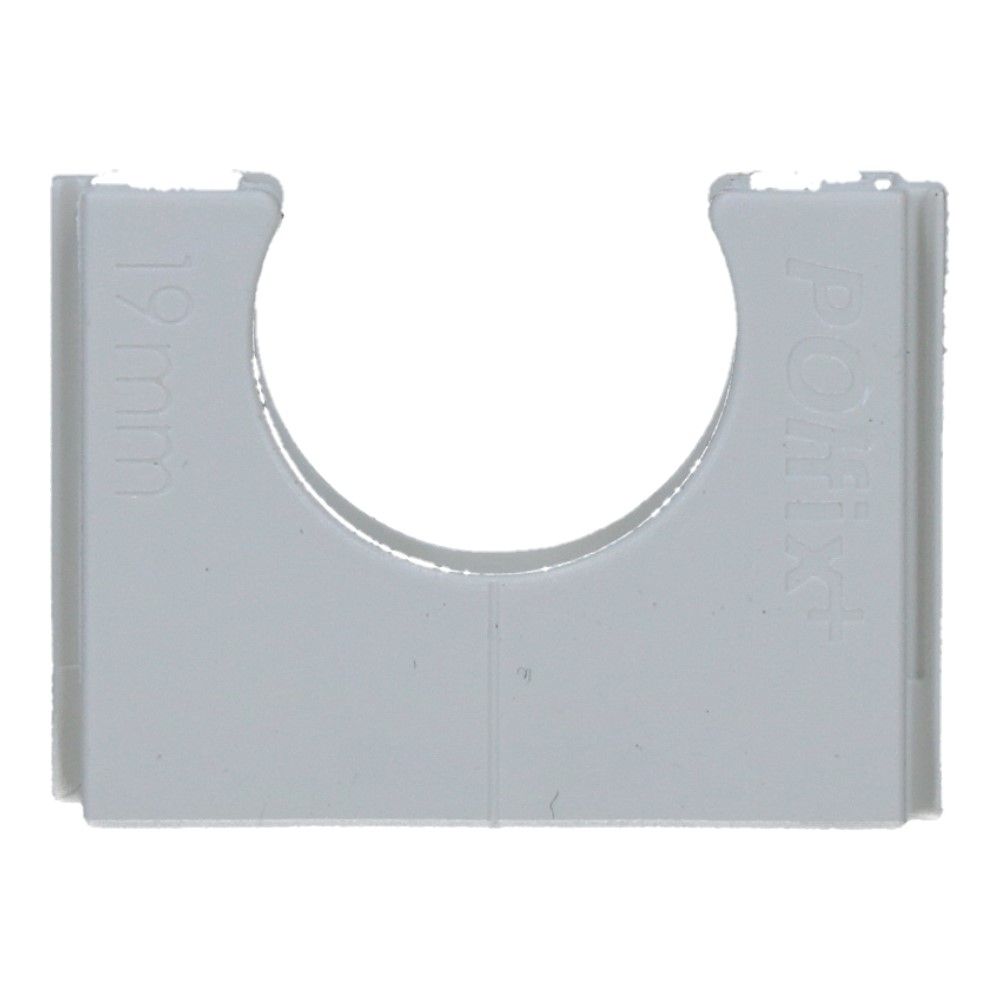 Klemblok wit 19mm Polfix+ RAL9010 - 100 stuks Klemblok wit 19mm Polfix+ RAL9010 - 100 stuks