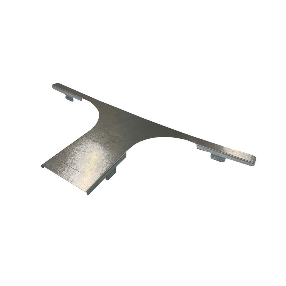 Kabelgoot deksel aftakstuk klikbaar 300x60mm Sendzimir verzinkt