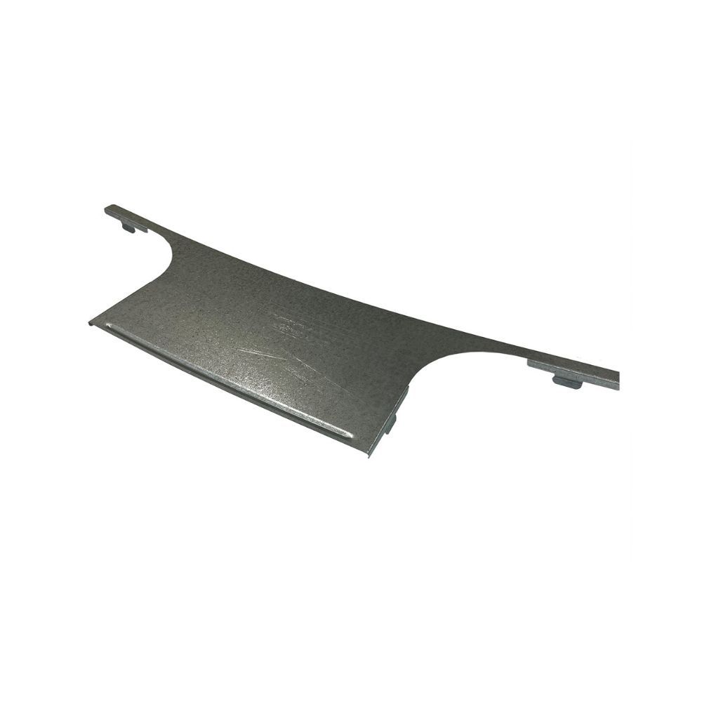 Kabelgoot deksel aftakstuk klikbaar 400x60mm Sendzimir verzinkt