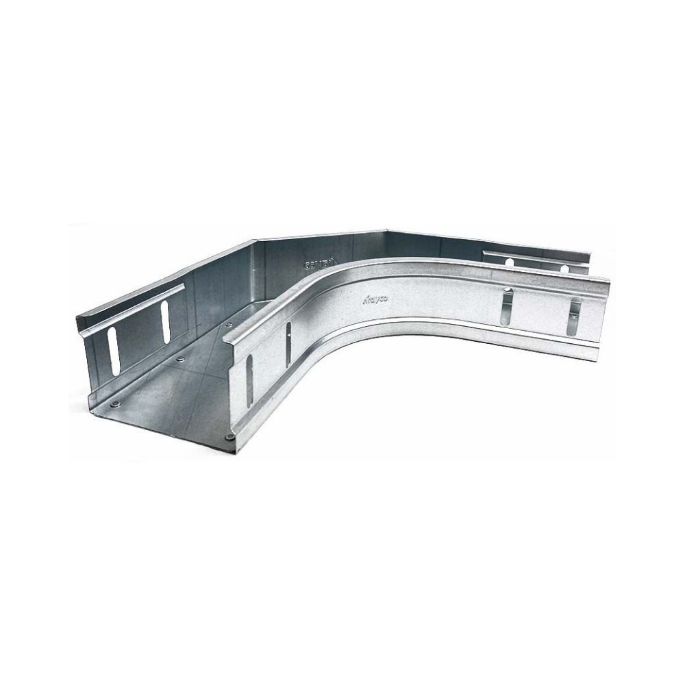Kabelgoot bocht 90° 100x60mm Sendzimir verzinkt
