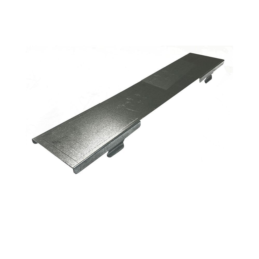 Kabelgoot deksel valbocht klikbaar 100x60mm Sendzimir verzinkt