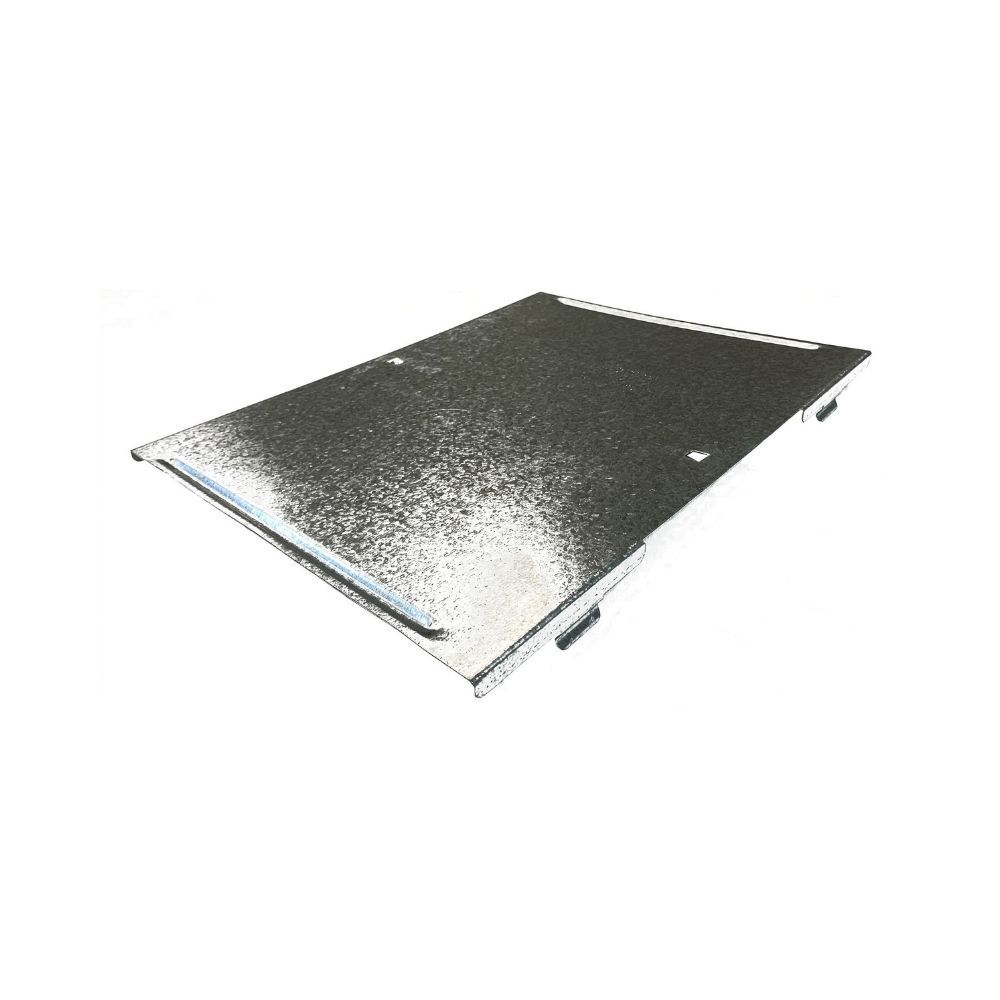 Kabelgoot deksel valbocht klikbaar 400x60mm Sendzimir verzinkt