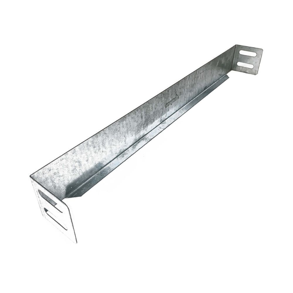 Kabelgoot eindstuk 400x60mm Sendzimir verzinkt