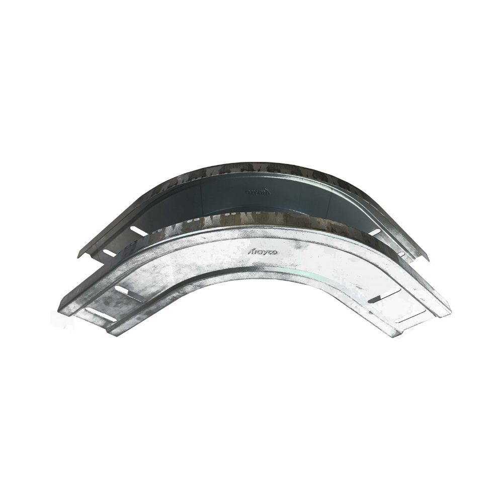 Kabelgoot valbocht100x60mm Sendzimir verzinkt